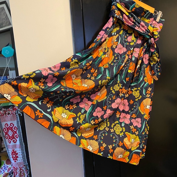 Corey Lynn Calter high rise midi skirt. ANTHROPOLOGIE - Picture 2 of 7